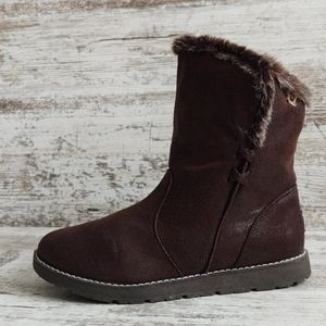 ⚂NWOT BOBS Brown Fur Trim Lining Boots
